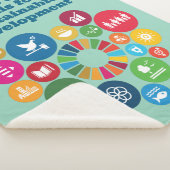 トレンディーパーソナライズされた贈与 シェルパブランケット (3/4)