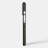 トレンディーパーソナライズされた野球の名前とナンバーウッド Case-Mate iPhoneケース (裏面 / 左)
