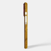 トレンディーパーソナライズされた野球の名前とナンバーウッド Case-Mate iPhoneケース (裏面 / 左)