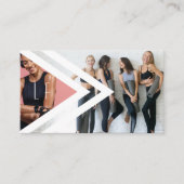 トレンディーパーソナルフィットネストレーナー2フォトモノグラム 名刺 (正面)