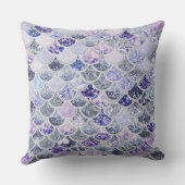 トレンディーパープルグラデーショングリッターマーメイドフィッシュはかりで測 クッション (裏面)