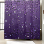 トレンディーパープルシークインシャワーカーテン シャワーカーテン