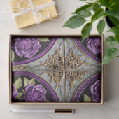 トレンディーパープルバラビューティフルコレクション 薄葉紙 (ギフト)