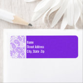 トレンディーパープルペイズリー ラベル (インサイチュ)