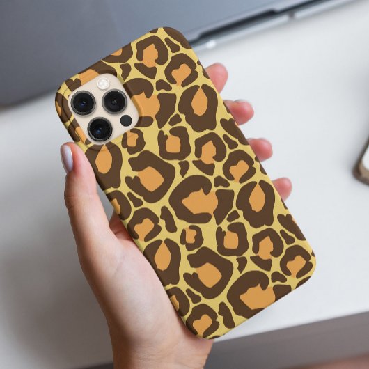 トレンディーヒョウ印刷 iPhoneケース