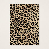 トレンディーヒョウ柄イヤリング表示カード (裏面)