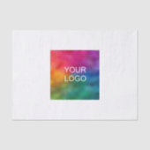 トレンディービジネスロゴはこちらテンプレートプレーン 薄葉紙 (正面)