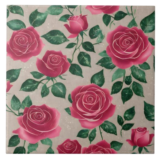 トレンディービューティフルリネンバラコレクション タイル (正面)