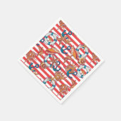 トレンディービーチパターン スタンダードカクテルナプキン (角)