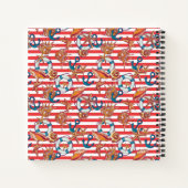 トレンディービーチパターン ノートブック (裏面)