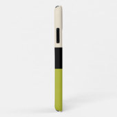 トレンディーピスタチオ緑の色ブロック（名前） Case-Mate iPhoneケース (裏面/右)