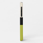 トレンディーピスタチオ緑の色ブロック（名前） Case-Mate iPhoneケース (裏面/左)