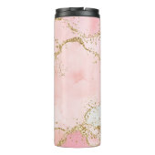 トレンディーピンクと金ゴールドグリッター瑪瑙 タンブラー (裏面)