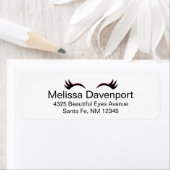 トレンディーピンクと黒まつげ ラベル (インサイチュ)