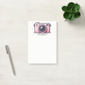 トレンディーピンクのスナップショットカメラ撮影 ポストイット (オフィス)