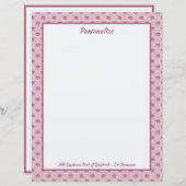 トレンディーピンクのリップキスパタパーソナライズされたーン (正面/裏面)