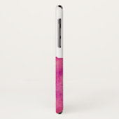 トレンディーピンクの水の色のスプラッシュ |タイポグラフィラブ Case-Mate iPhoneケース (裏面/左)