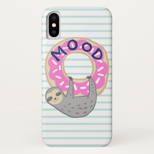 トレンディーピンクアイドナット&スロース Case-Mate iPhoneケース (裏面)