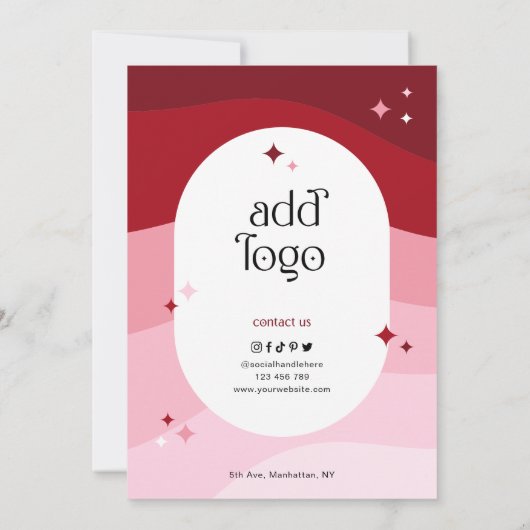 トレンディーピンクアーチレトロビジネスサロン価格表 (裏面)