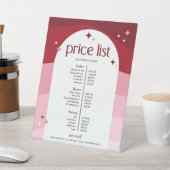 トレンディーピンクアーチ爪、 ネイル美しいスパロゴ価格表 台座サイン (インサイチュ)