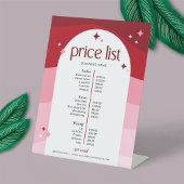 トレンディーピンクアーチ爪、 ネイル美しいスパロゴ価格表 台座サイン