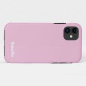 トレンディーピンクカラーフォンケースサムスンiPhone Case-Mate iPhoneケース (裏面(横))