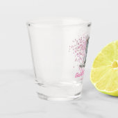 トレンディーピンクシルバーカウボーイブーツバチェロレッテ ショットグラス (左)