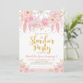 トレンディーピンクドリームキャッチャー眠りパーティー 招待状 (スタンド正面)