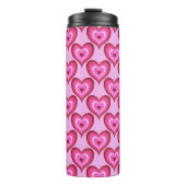 トレンディーピンクハートバレンタインデー タンブラー (正面)