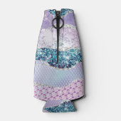 トレンディーピンクパープルシルバーゲート ボトルクーラー (裏面)