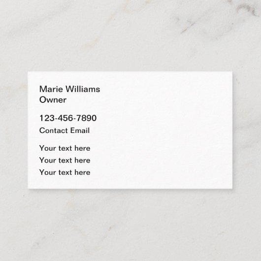 トレンディーピンクフロッグファッションブティックビジネスカード 名刺 (裏面)