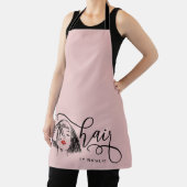 トレンディーピンクヘアシック エプロン (インサイチュ)