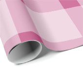 トレンディーピンクホリデープレイドクリスマス ラッピングペーパー (ロールコーナー)