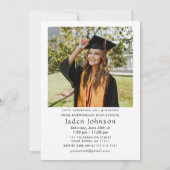 トレンディーピンクボウコケット2 PHOTO卒業パーティー 招待状 (裏面)