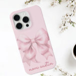トレンディーピンクボウパーソナライズされたネーム・モノグラム iPhone 15 PROケース<br><div class="desc">名前モノグラムiPhoneケースとトレンディーピンクボウパーソナライズされたであなたの毎日のスタイルを強化。このカスタムの電話ケ魅力的ースは、柔らかいピンク色の弓を備え、完璧に両方のヴィンテージの美ガーリーしさをキャプチャしエレガントて、トレンディー。モノグラムパーソナライズされたという名前はユニーク、あなたの電話に個人的なtouchを追加するのに最適な、思慮深いアクセサリーを作る。洗練と個性の融合を味わう人に理想的な、このiPhoneケースは、ブライダルシャワー、誕生日、または特別な機会のためかどうか、彼女のための素晴らしい贈り物を作る。コケッ名門私立校風のト弓デザインはフェミニティとクラスのtouchを追加し、モノグラムはパーソナライズされた、このケースは人と同じユニークに確運認する。それはスタイルと実用性の完璧な組み合わせである。さまざまなiPhoneモデルに適合するように設計されたこのケースは、あなたの個人的なスタイルを見せながら耐久性のある保護を提供する。水の色エレガント弓と名前をカスタムするモノグラムはシックでタイムレスな外観を作成し、どのような服や大事な行事を強化。あなたは自分のためのショッピングか完璧な贈り物を探すかどうかパーソナライズされた、このiPhoneケースは、その美しいデザインと思いやりのあるカスタマイズで喜ぶに確かである。</div>