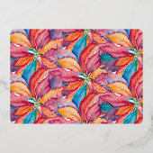 トレンディーピンクメリークリスマス 箔シーズンカード (裏面)