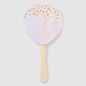 トレンディーピンクユニコーンインサングラス誕生日 ハンドファン (裏面)