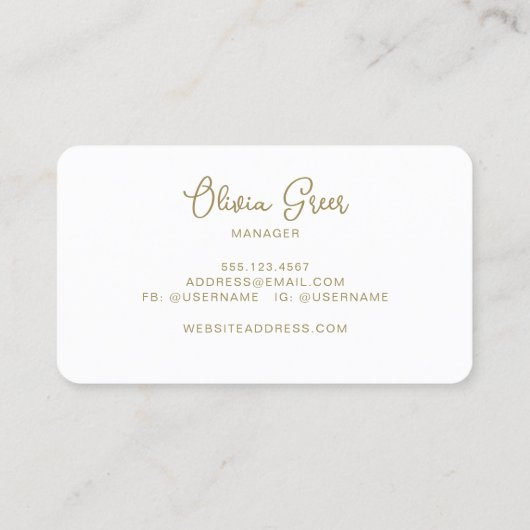 トレンディーピンクラベンダーレトロ波 名刺 (裏面)