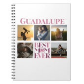 トレンディーピンク最高のマーEver Photo Collage ノートブック (正面)