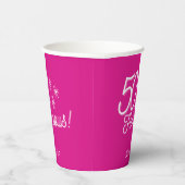 トレンディーピンク50と素晴らしい紙カップ 紙コップ (右)