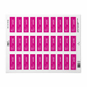 トレンディーピンク50と素晴らしい誕生日 ラベル (フルシート)