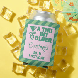 トレンディーピンク&グリーンA Tiniビット30歳の誕生日 缶クーラー