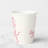 トレンディーピンクA Tiniビット30歳の誕生日 紙コップ (右)