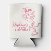 トレンディーピンクA Tiniビット30歳の誕生日 缶クーラー (正面)