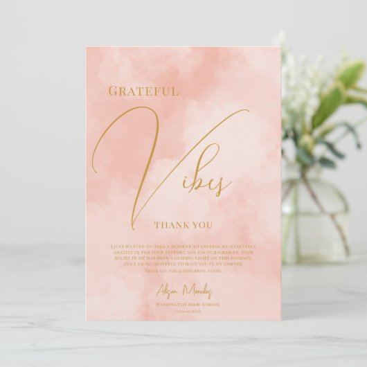 トレンディーピーチファズグラントビーブス卒業 サンキューカード (スタンド正面)