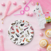 トレンディーファッションシューズ紙プレート ペーパープレート (パーティー)