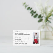 トレンディーファッションソーシャルメディアインフルエンサー 名刺 (スタンド正面)