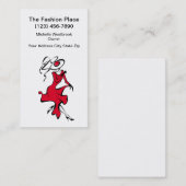 トレンディーファッションテーマ 名刺 (正面/裏面)