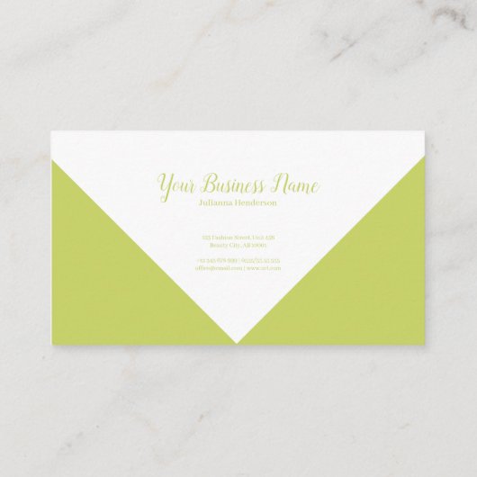 トレンディーファッションデザイン 名刺 (裏面)