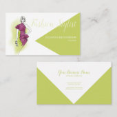 トレンディーファッションデザイン 名刺 (正面/裏面)